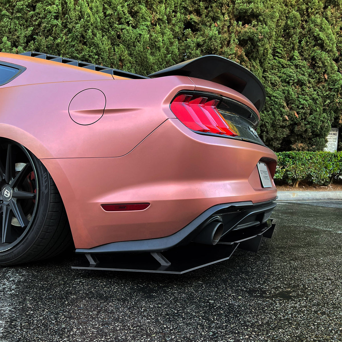 2018-2023 Ford Mustang Ecoboost - Rear Diffuser Aerodynamics