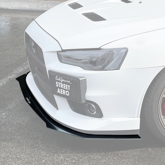 2008-2017 Mitsubishi Lancer Evo Gsr - Front Splitter Aerodynamics