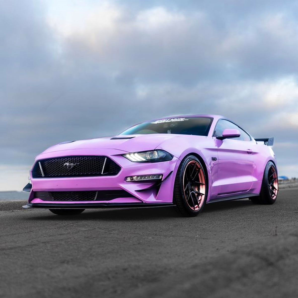 2018-2023 Ford Mustang Front Splitter Aerodynamics