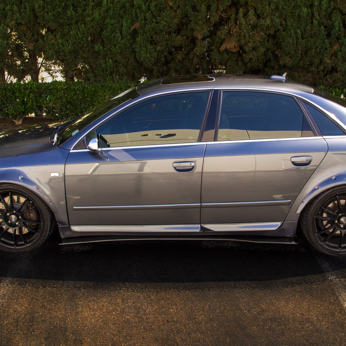 2002-2008 Audi S4 Sedan - Side Skirt Splitter Set Aerodynamics