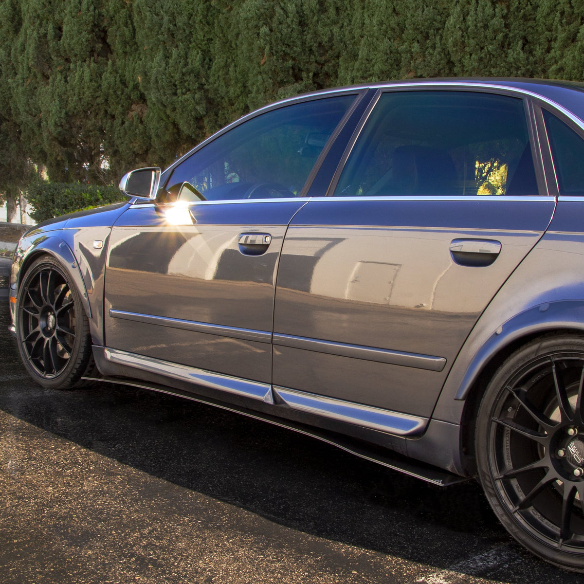 2002-2008 Audi S4 Sedan - Side Skirt Splitter Set Aerodynamics