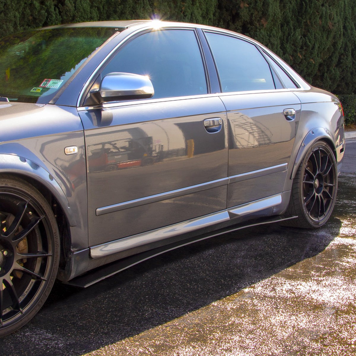 2002-2008 Audi S4 Sedan - Side Skirt Splitter Set Aerodynamics