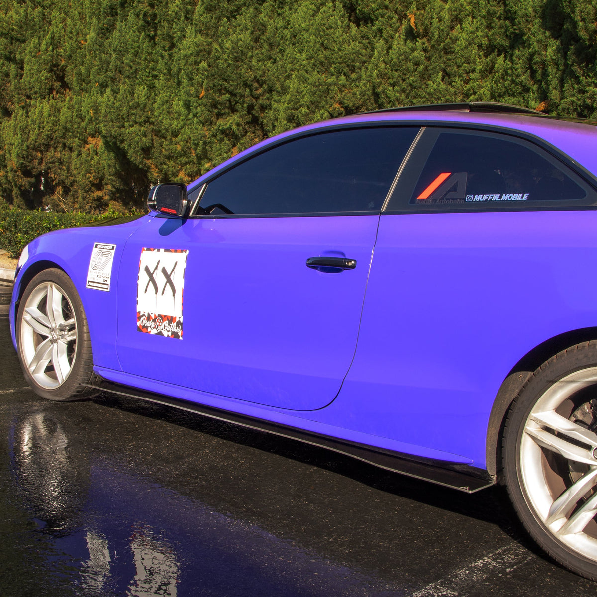 2008-2012 Audi S5 Coupe - Side Skirt Splitter Set Aerodynamics
