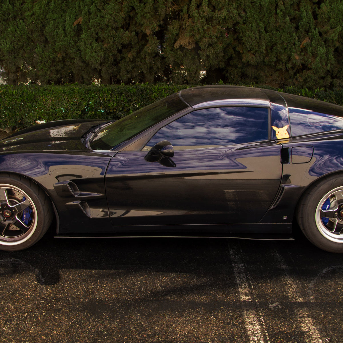 2005-2013 Chevrolet Corvette C6 - Side Skirt Splitter Set Aerodynamics