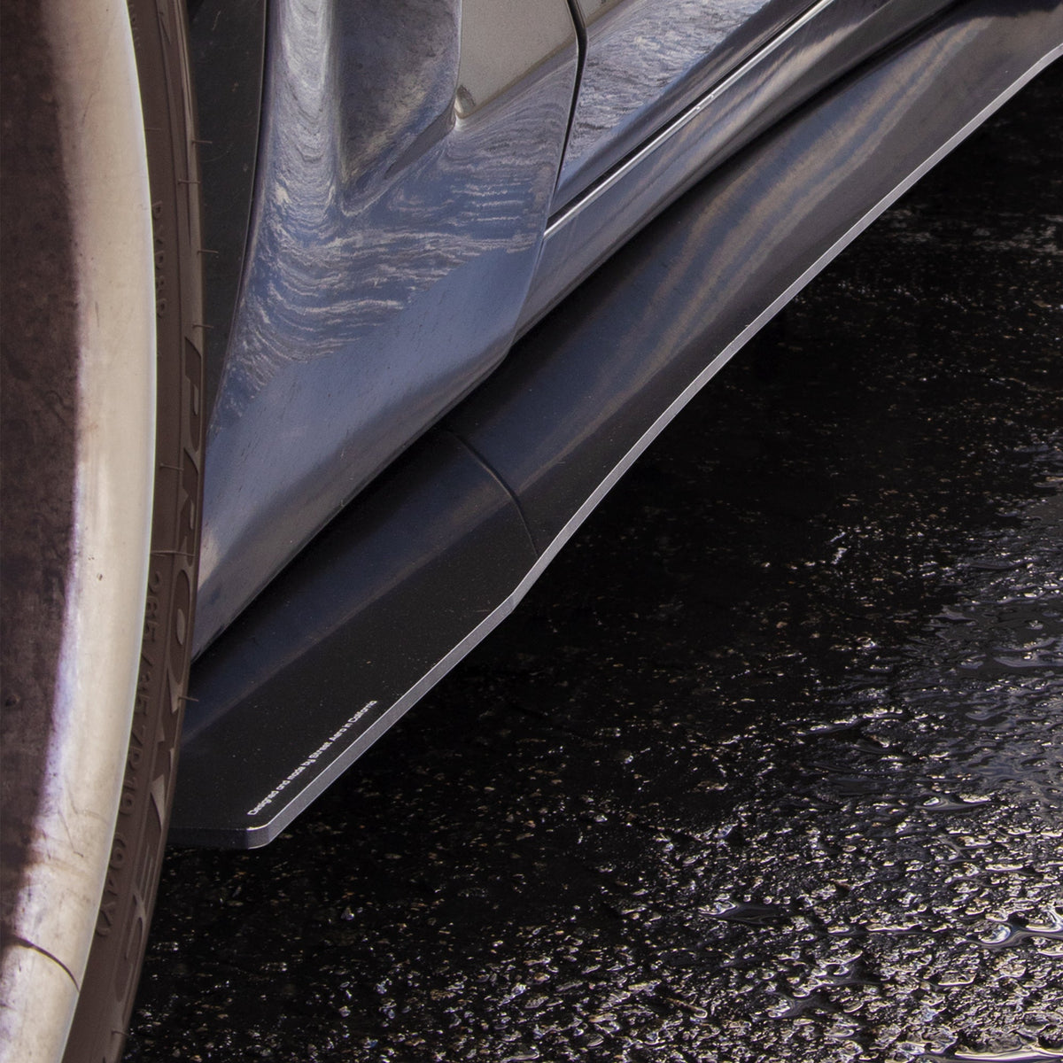 2005-2013 Chevrolet Corvette C6 - Side Skirt Splitter Set Aerodynamics