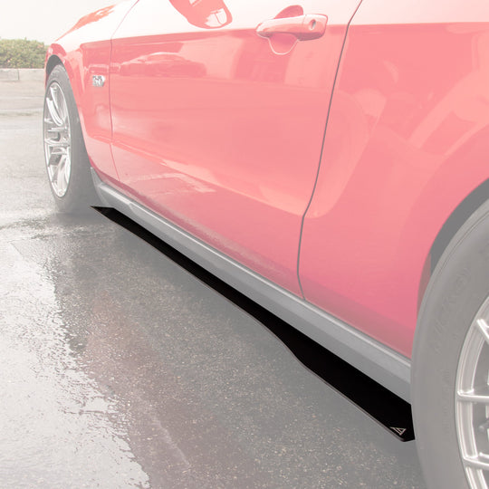 2010-2012 Ford Mustang Gt - Side Skirt Splitter Set Aerodynamics