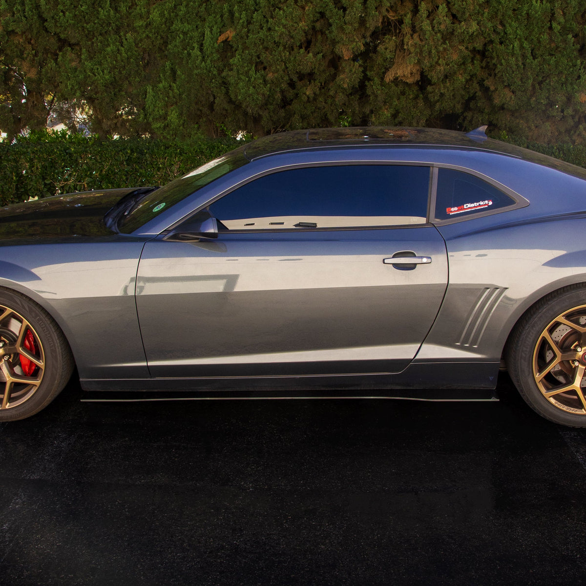 2010-2015 Chevrolet Camaro Ss - Side Skirt Splitter Set Aerodynamics
