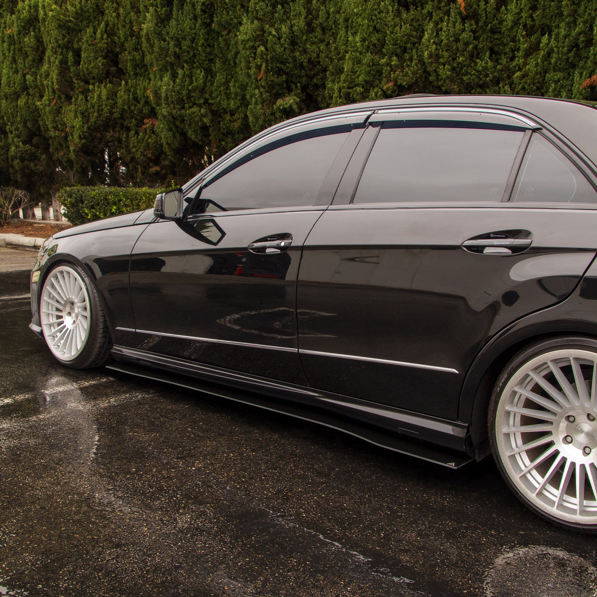 2010-2016 Mercedes E350 - Side Skirt Splitter Set Aerodynamics