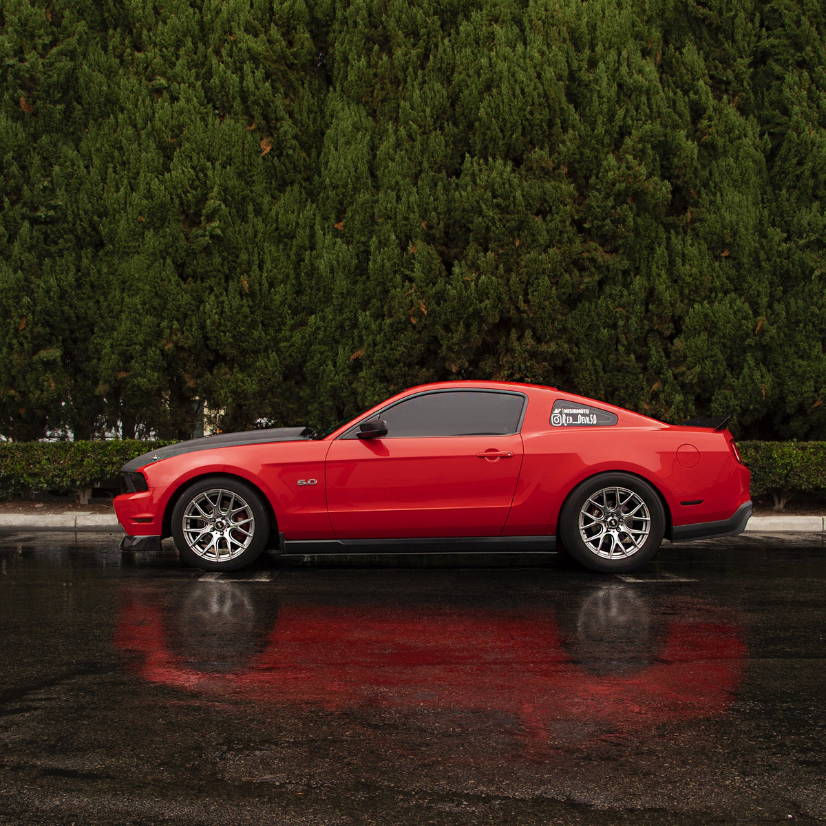 2010-2012 Ford Mustang Gt - Side Skirt Splitter Set Aerodynamics