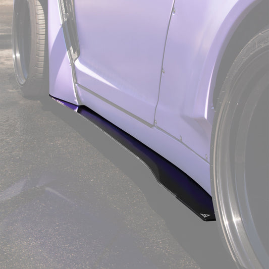 2009-2015 Nissan Gtr R35 (Rocket Bunny Kit) - Side Skirt Splitter Set Aerodynamics