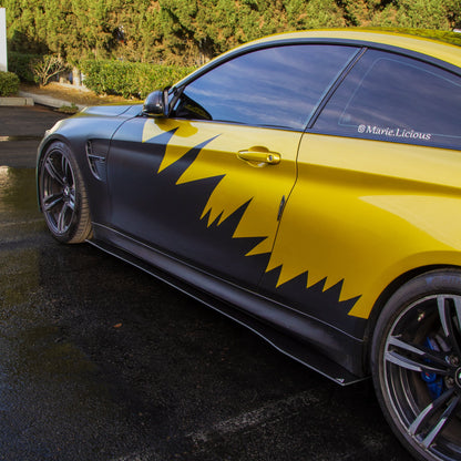 2014-2020 Bmw M4 Coupe F82 - Side Skirt Splitter Set Aerodynamics