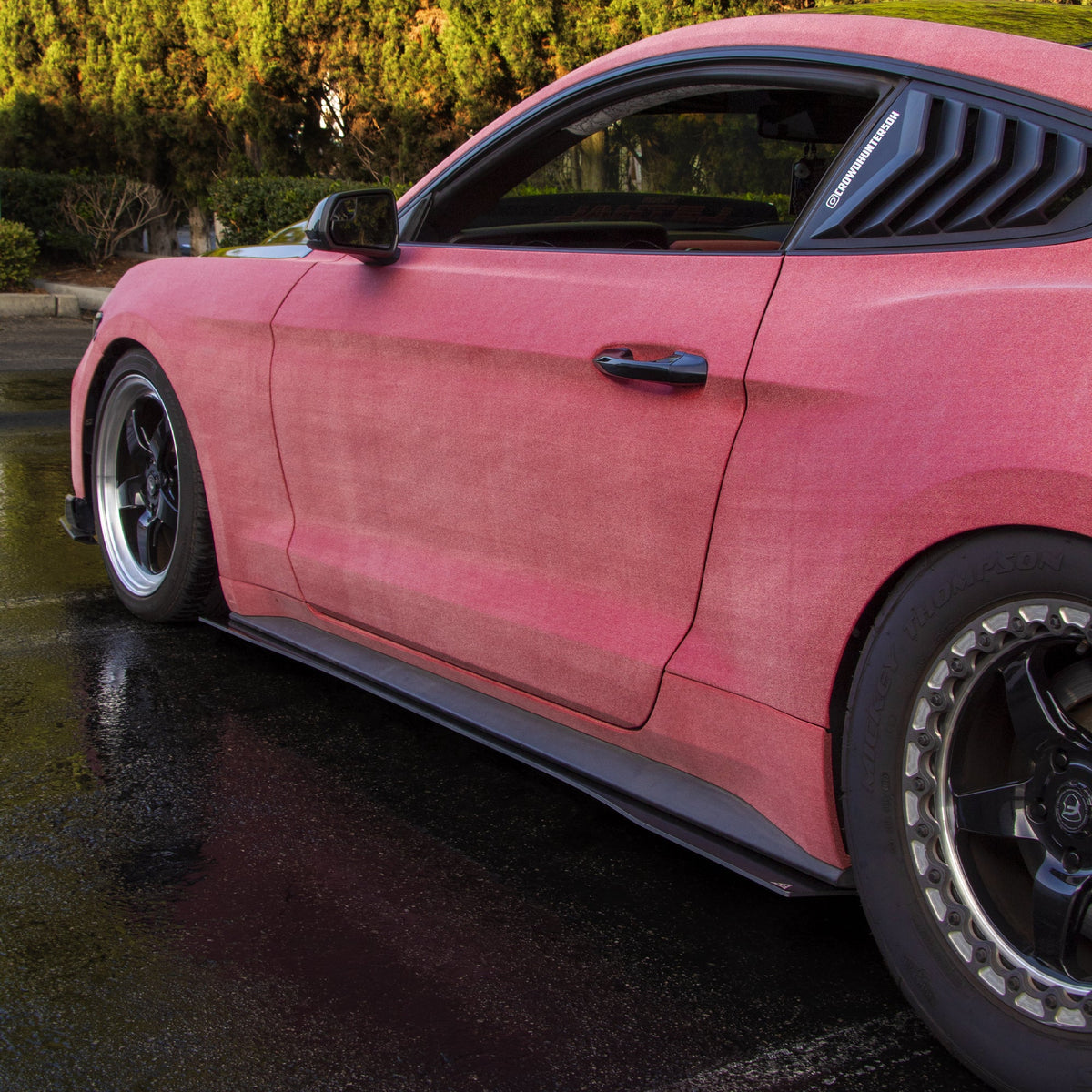 2015-2017 Ford Mustang - Side Skirt Splitter Set Aerodynamics