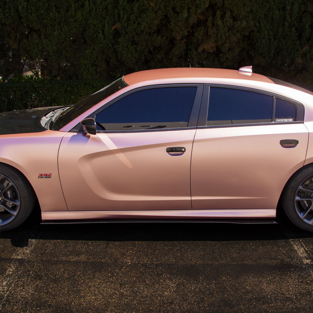 2015-2022 Dodge Charger Scat Pack - Side Skirt Splitter Set Aerodynamics