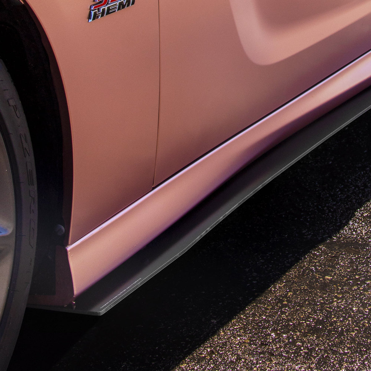 2015-2022 Dodge Charger Scat Pack - Side Skirt Splitter Set Aerodynamics