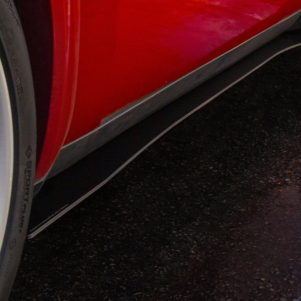 2019-2022 Dodge Challenger Rt (Widebody) - Side Skirt Splitter Set Aerodynamics