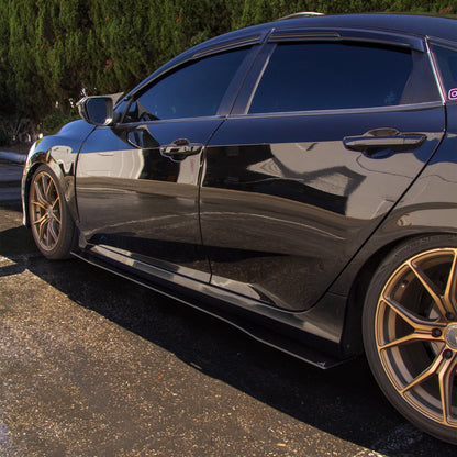 2016-2019 Honda Civic Sedan - Side Skirt Splitter Set Aerodynamics