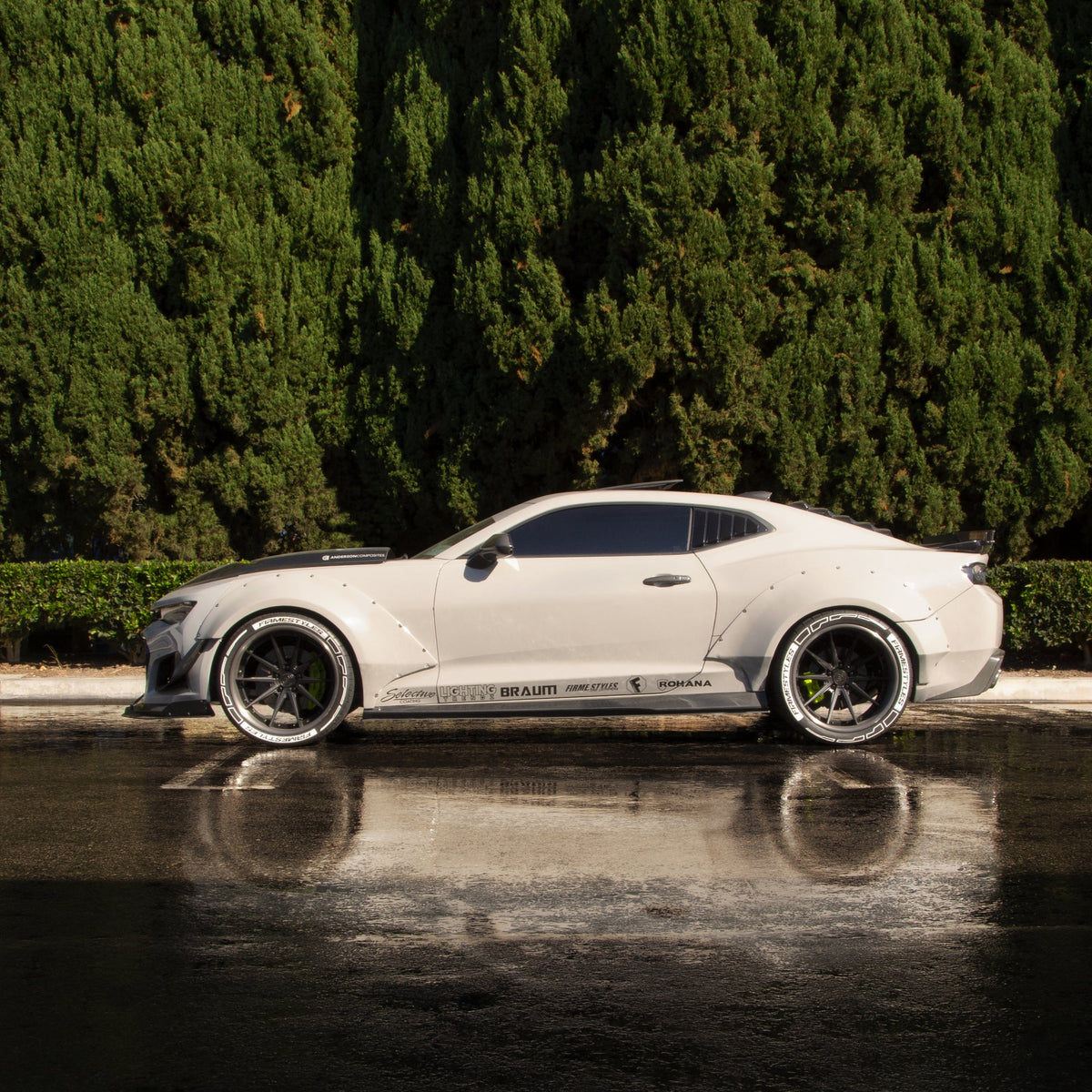 2016-2022 Chevrolet Camaro (Duraflex Widebody) - Side Skirt Splitter Set Aerodynamics