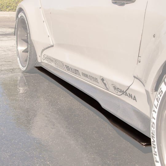 2016-2022 Chevrolet Camaro (Duraflex Widebody) - Side Skirt Splitter Set Aerodynamics