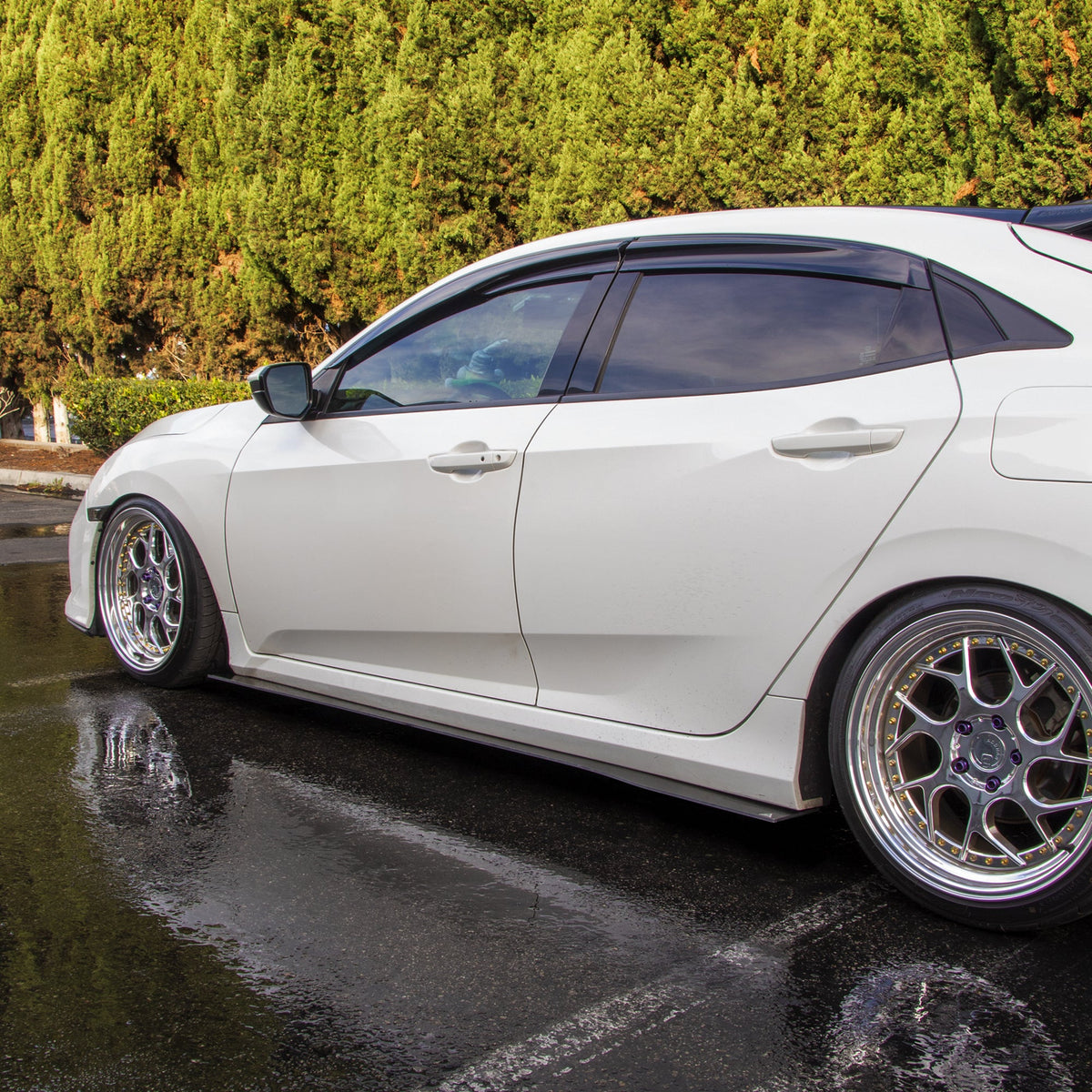 2017-2021 Honda Civic Hatchback - Side Skirt Splitter Set Aero Dynamics