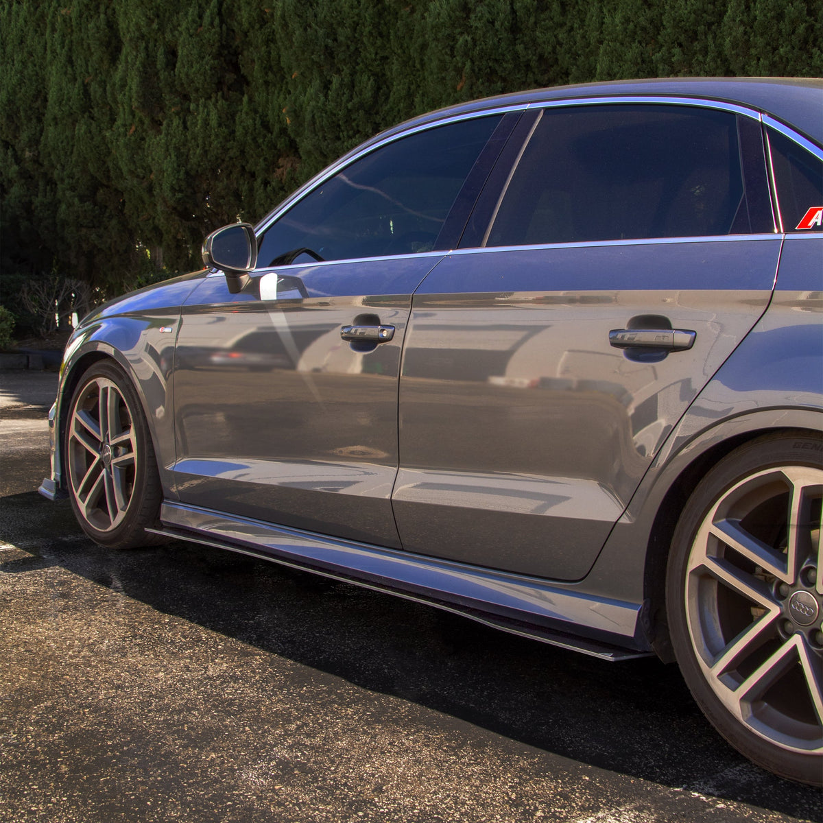 2017-2020 Audi A3 Sedan - Side Skirt Splitter Set Aerodynamics
