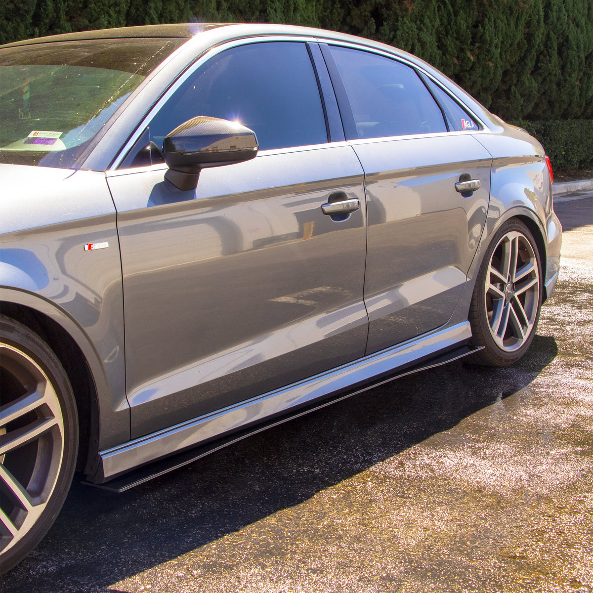 2017-2020 Audi A3 Sedan - Side Skirt Splitter Set Aerodynamics