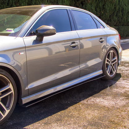 2017-2020 Audi A3 Sedan - Side Skirt Splitter Set Aerodynamics