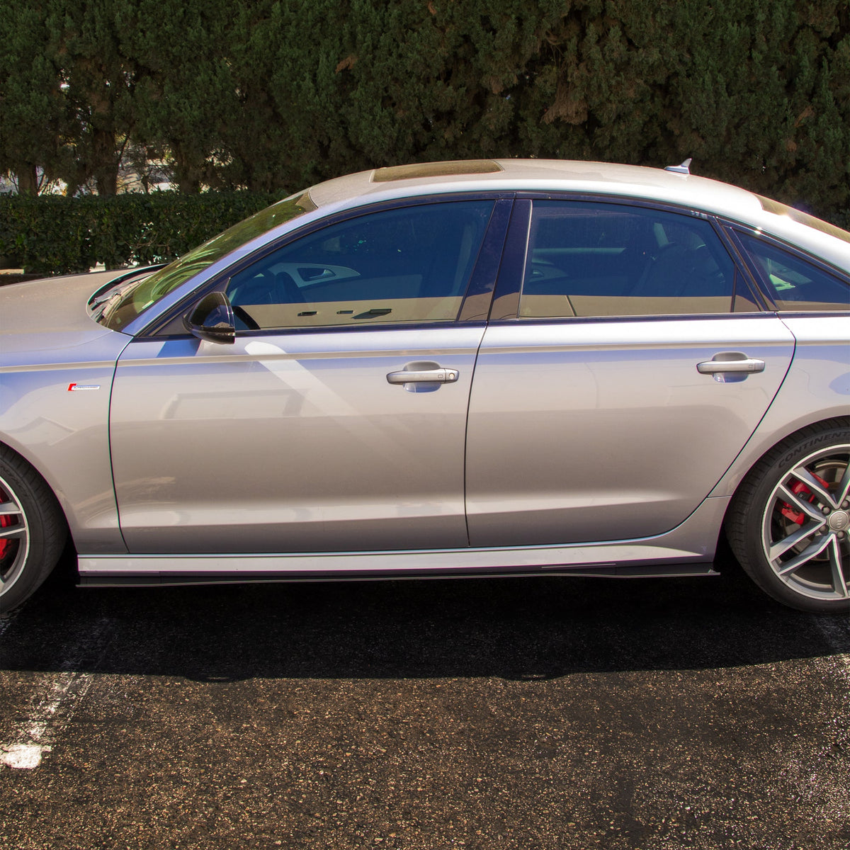 2017-2019 Audi A6 Sedan - Side Skirt Splitter Set Aerodynamics
