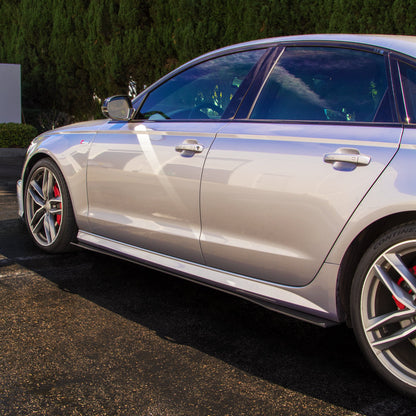 2017-2019 Audi A6 Sedan - Side Skirt Splitter Set Aerodynamics