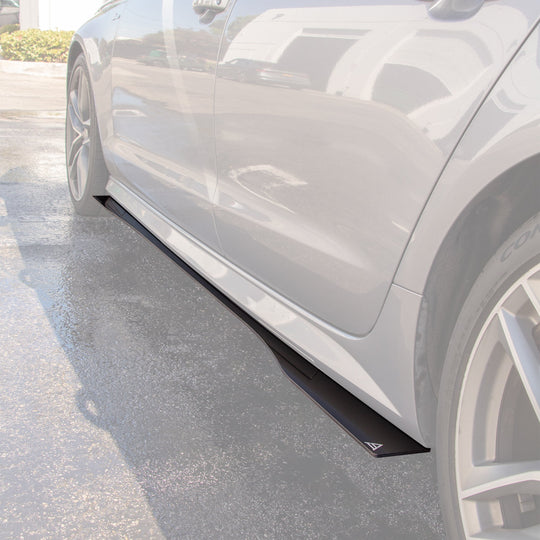 2017-2019 Audi A6 Sedan - Side Skirt Splitter Set Aerodynamics