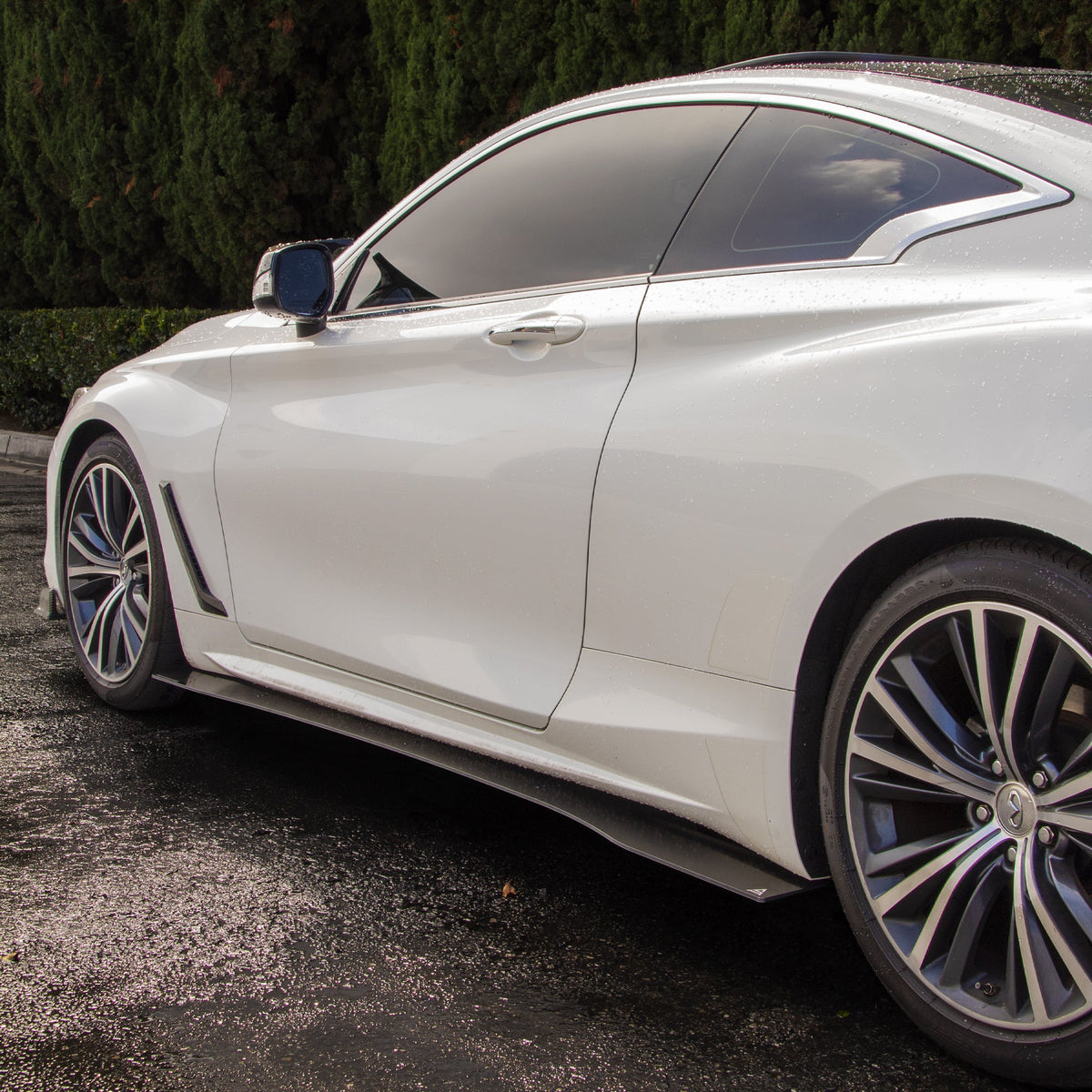 2017-2022 Infiniti Q60 - Side Skirt Splitter Set Aerodynamics