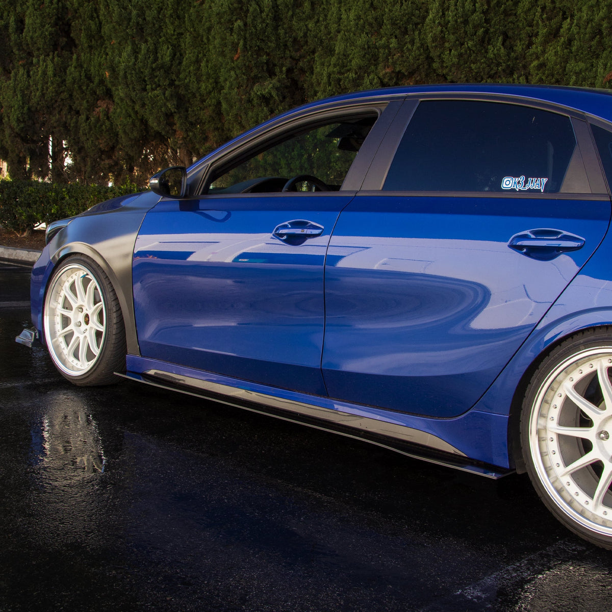 2020-2022 Kia Forte Gt-Line - Side Skirt Splitter Set Aerodynamics