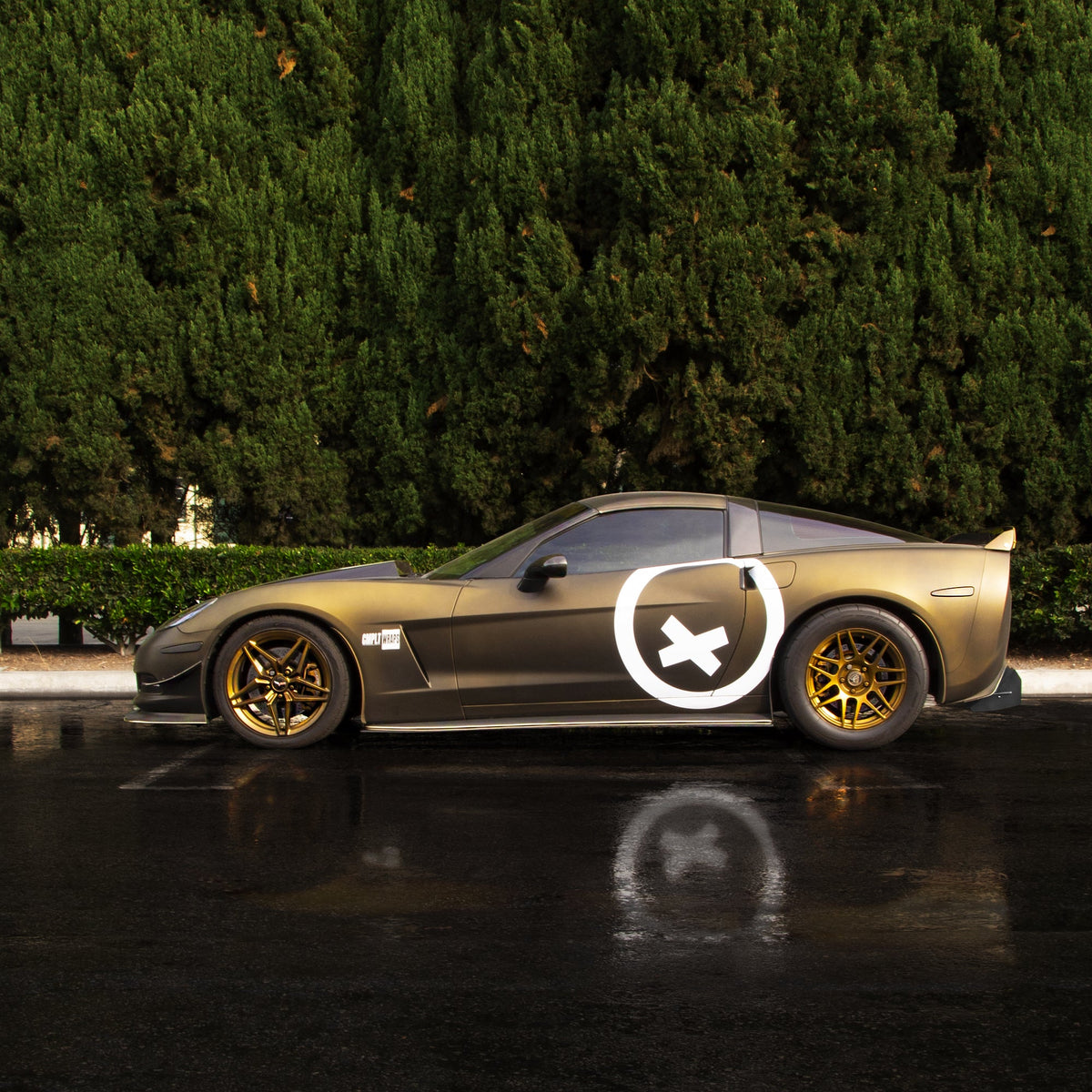 2005-2013 Chevrolet Corvette C6 (Extreme Online Store Side Skirt Kit) - Splitter Set Aerodynamics