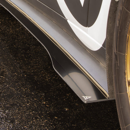 2005-2013 Chevrolet Corvette C6 (Extreme Online Store Side Skirt Kit) - Splitter Set Aerodynamics