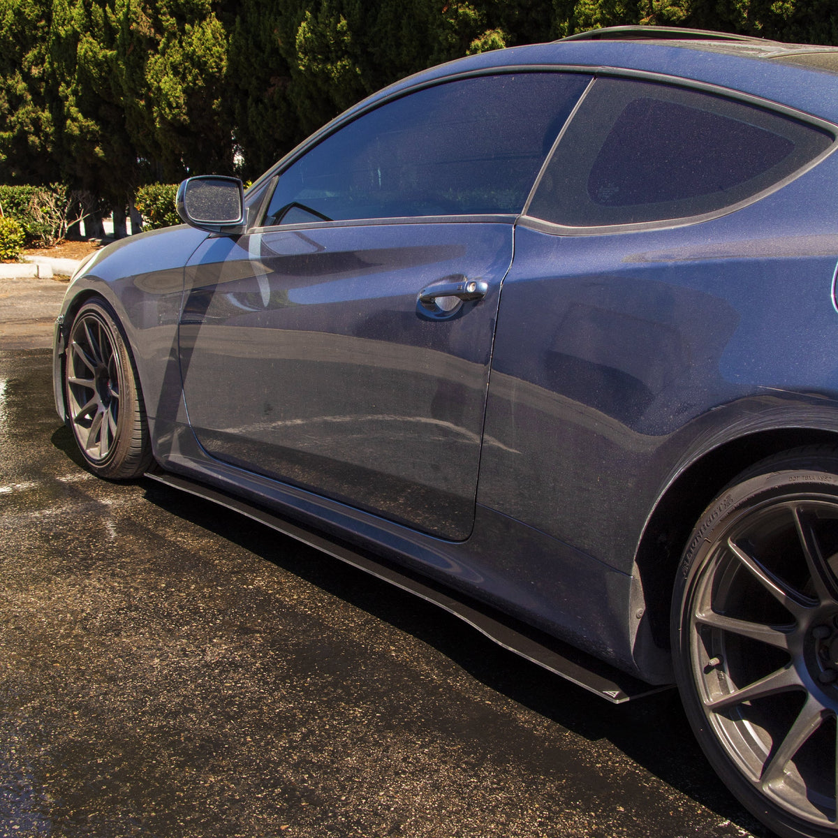 2009-2012 Hyundai Genesis Coupe Bk1 - Side Skirt Splitter Set Aerodynamics