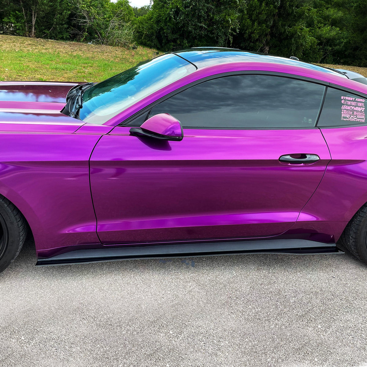 2015-2017 Ford Mustang - Side Skirt Splitter Set Aerodynamics