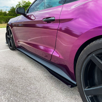 2015-2017 Ford Mustang - Side Skirt Splitter Set Aerodynamics
