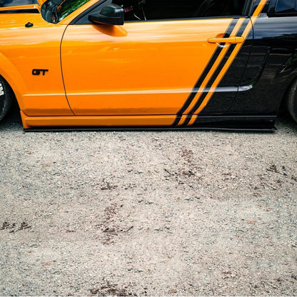 2005-2009 Ford Mustang - Side Skirt Splitter Set Aerodynamics