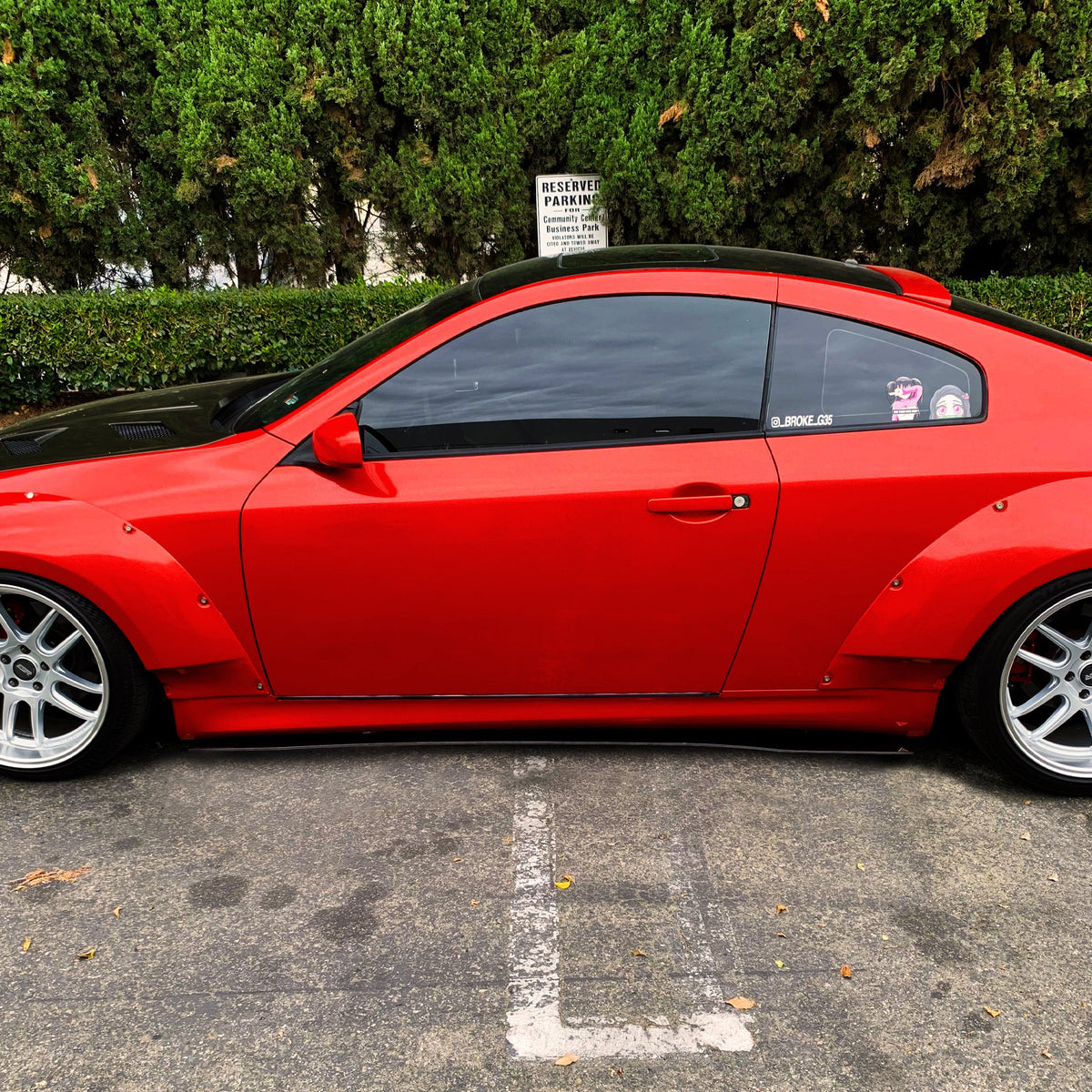 2003-2006 Infiniti G35 Coupe - Side Skirt Splitter Set Aerodynamics
