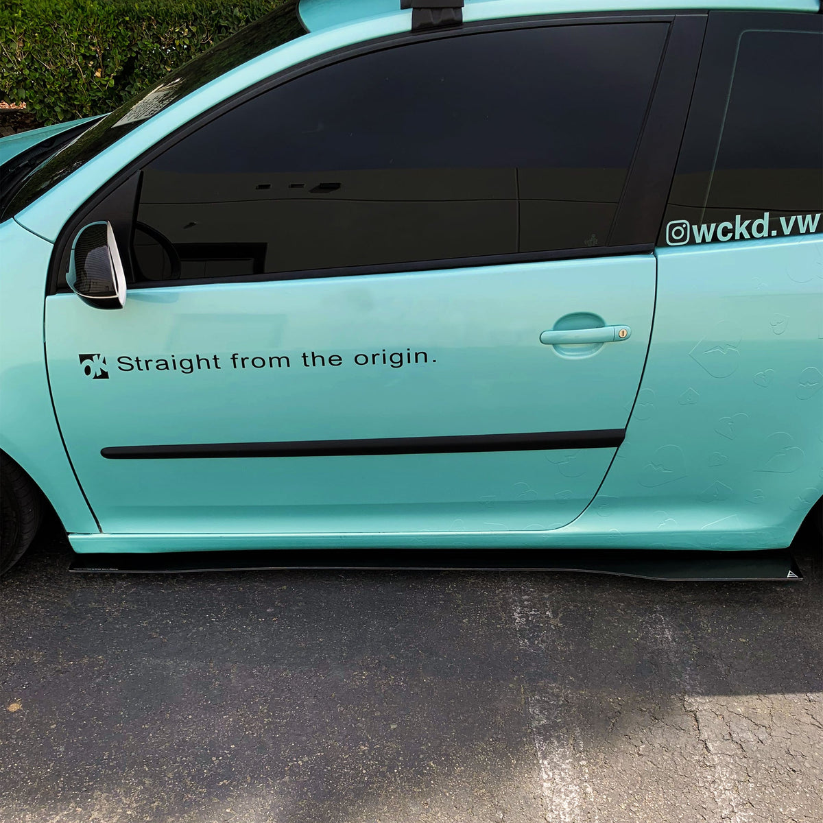 2004-2009 Volkswagen Golf Mk5 - Side Skirt Splitter Set Aerodynamics