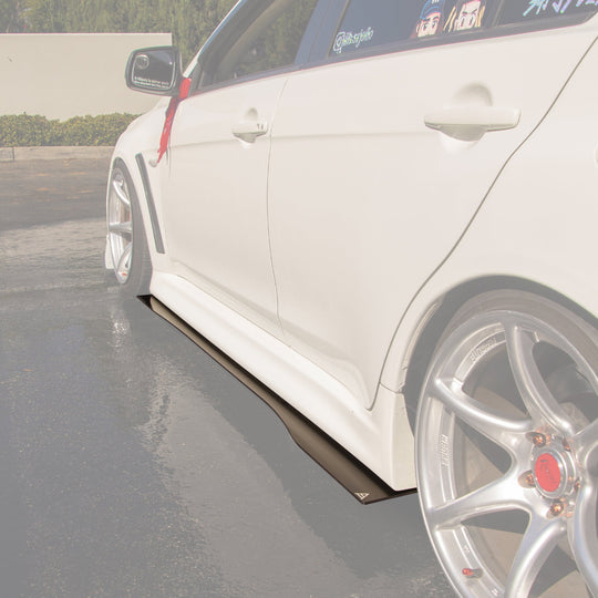 2008-2015 Mitsubishi Lancer Evo X - Side Skirt Splitter Set Aerodynamics