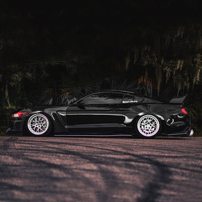 2015-2017 Ford Mustang - Side Skirt Splitter Set Aerodynamics