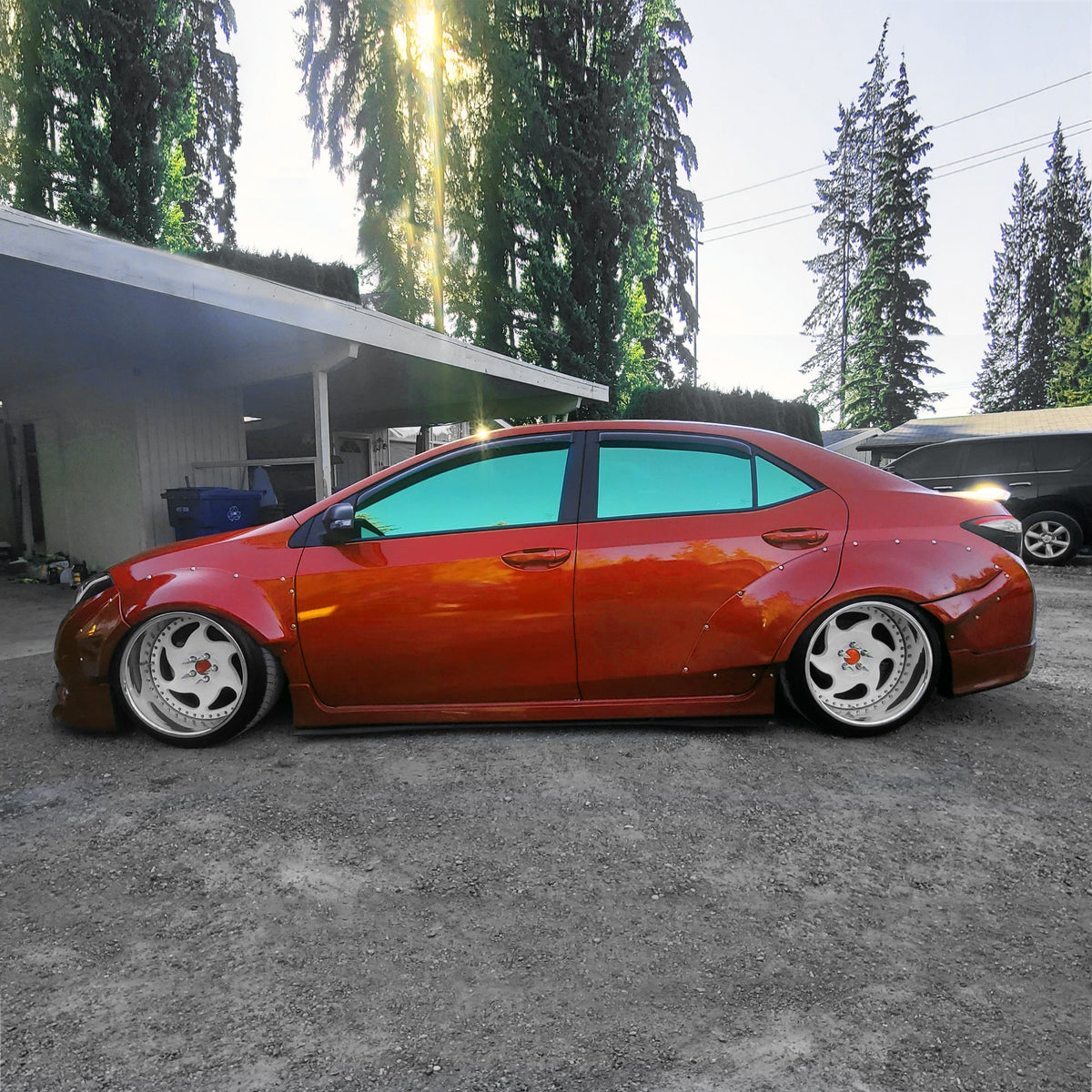 2014-2019 Toyota Corolla Mps Side Skirts - Skirt Splitter Set Aerodynamics