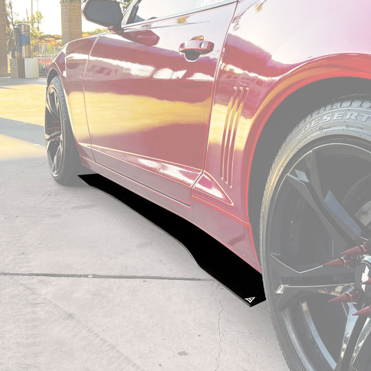2010-2015 Chevrolet Camaro Ls - Side Skirt Splitter Set Aerodynamics