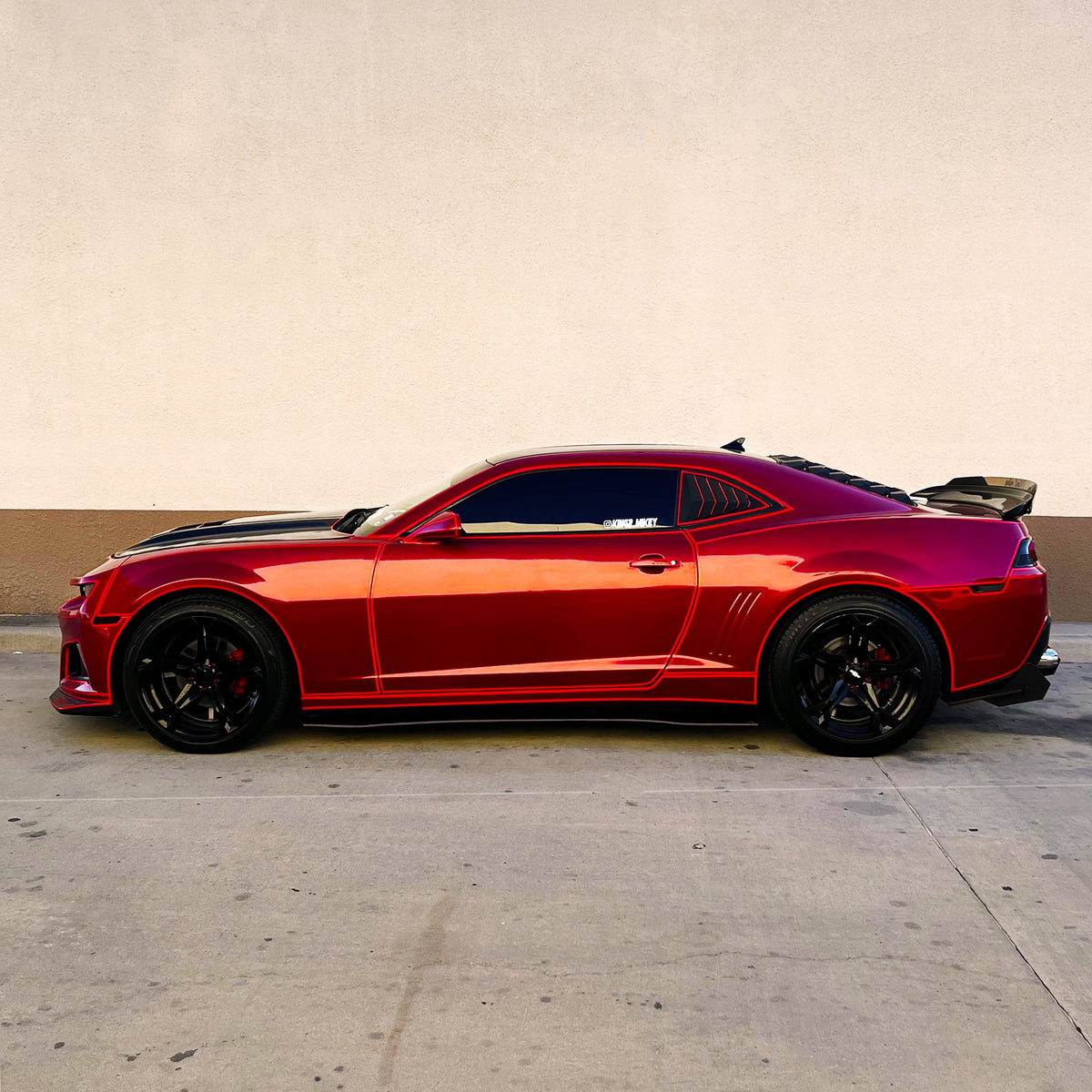 2010-2015 Chevrolet Camaro Ls - Side Skirt Splitter Set Aerodynamics