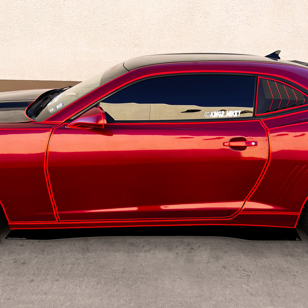 2010-2015 Chevrolet Camaro Ls - Side Skirt Splitter Set Aerodynamics