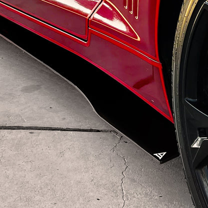 2010-2015 Chevrolet Camaro Ls - Side Skirt Splitter Set Aerodynamics