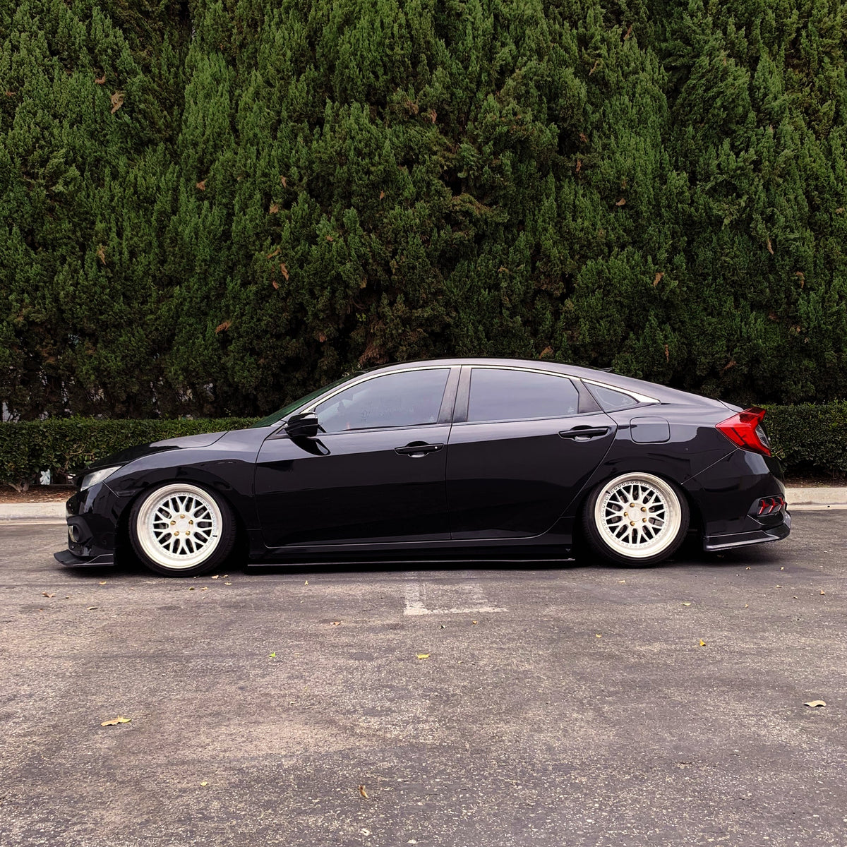 2016-2021 Honda Civic Lx Sedan - Side Skirt Splitter Set Aerodynamics