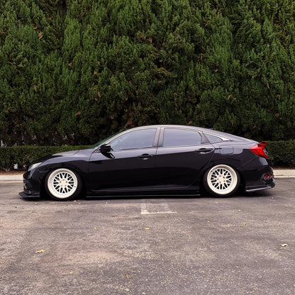 2016-2021 Honda Civic Lx Sedan - Side Skirt Splitter Set Aerodynamics
