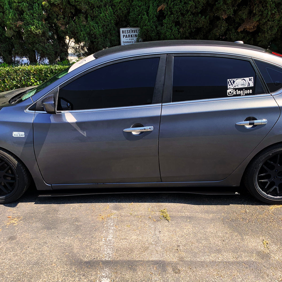 2013-2019 Nissan Sentra - Side Skirt Splitter Set Aerodynamics