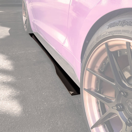 2018-2023 Ford Mustang - Side Skirt Splitter Set Aerodynamics
